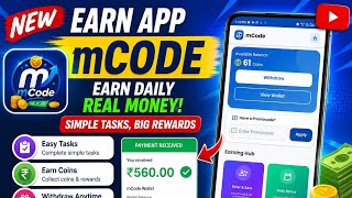 New Earning App M Code  Without Investment | Online Game Earn Money | Earn Money Without Investment  screenshot 2