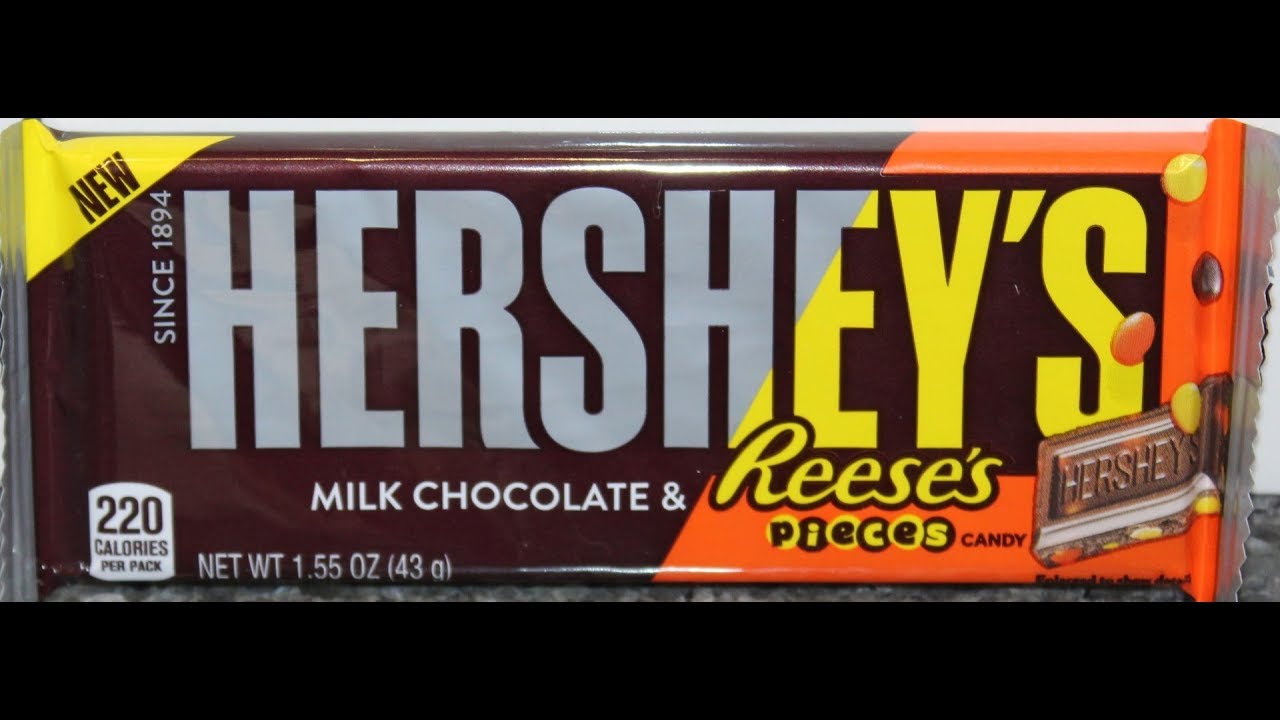 Hershey’s Milk Chocolate & Reese’s Pieces Candy Bar Review