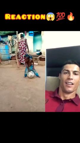 Cristiano Ronaldo Reacts 😱 #shorts