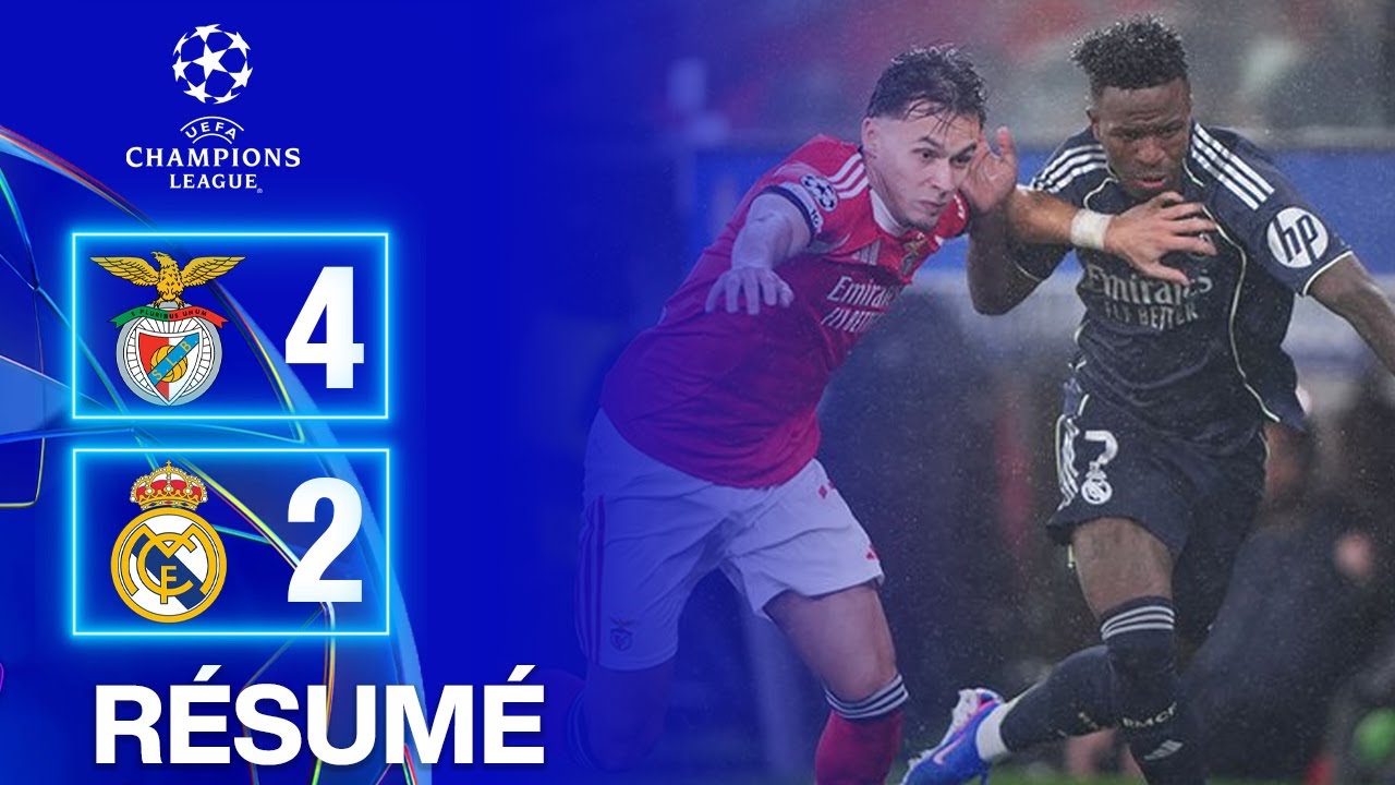Benfica vs Real Madrid 4-2 RÉSUMÉ | Ligue des champions de l’UEFA 2026