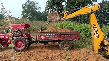 Jcb 3Dx Loading Soil On Tractor 🚜|| #Jcb Video #jcb3dx #Jcb Loading Video #Jcb & Tractor Video #