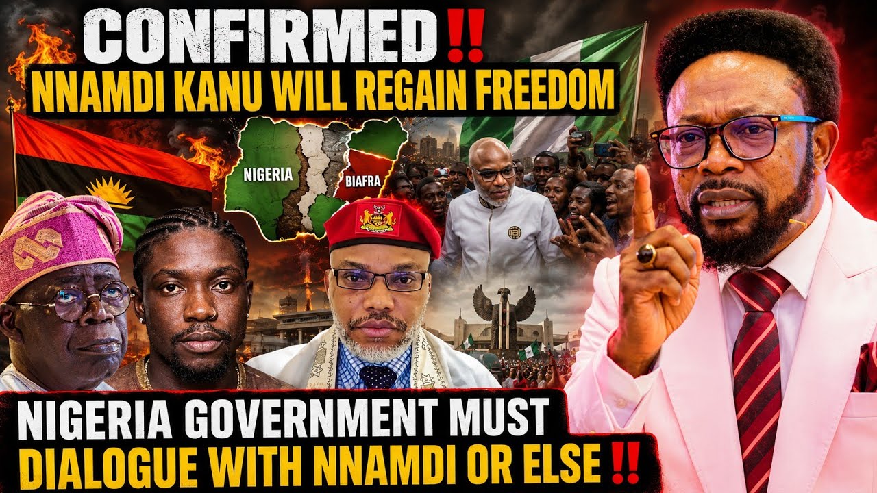 CONFIRMED NNAMDI KANU WILL REGAIN FREEDOM |TINUBU MUST DIALOGUE WITH KANU OR ELSE-  Joshua Iginla