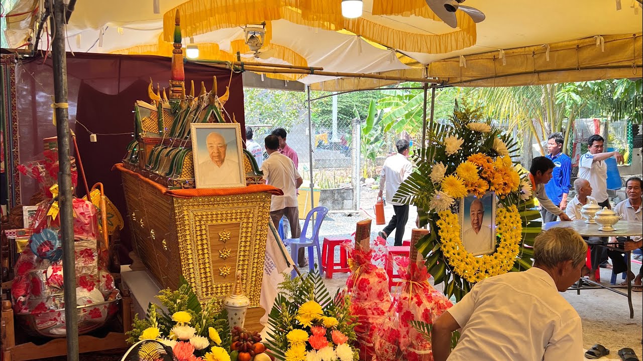 វេរភត្ត បុណ្យសពយាយឧ.នាងមួន ស្លាប់អាយុ ៨៩ឆ្នាំ đám ma bà noeng muan 89 tuổi ở sro lôn AG 6/2/2026