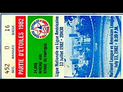 1982 MLB All Star Game MONTREAL Original ABC Broadcast