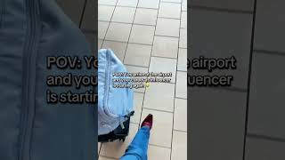 SHES TRYING SO HARD TO BECOME AN INFLUENCER #smallyoutubersupport #Tecovas ￼#airport