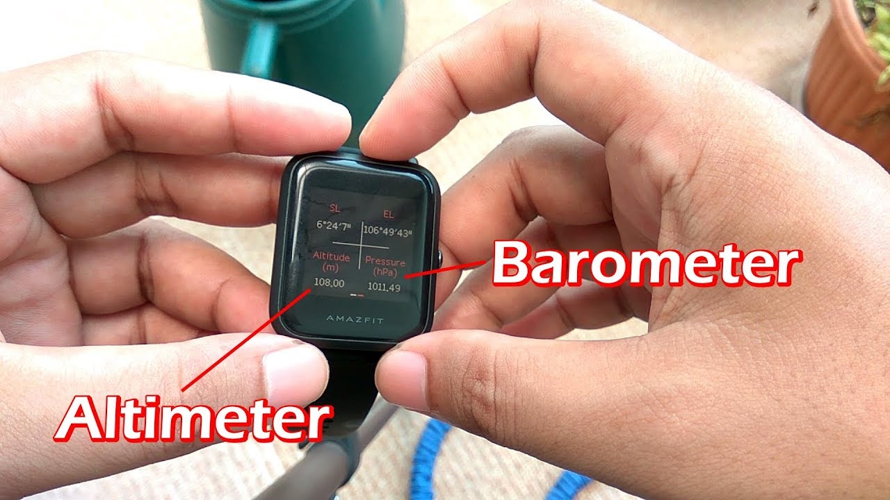 How to Barometer & Calibrate Compass in Amazfit Bip -