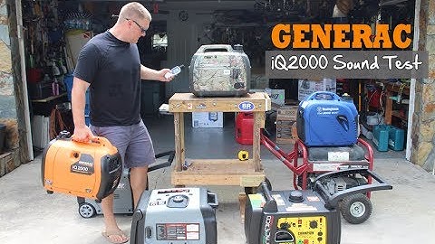 Generac iQ2000 Decibel & Load Test, Is It Really Quieter Than Honda EU 2000i? Noise & Voltage Test