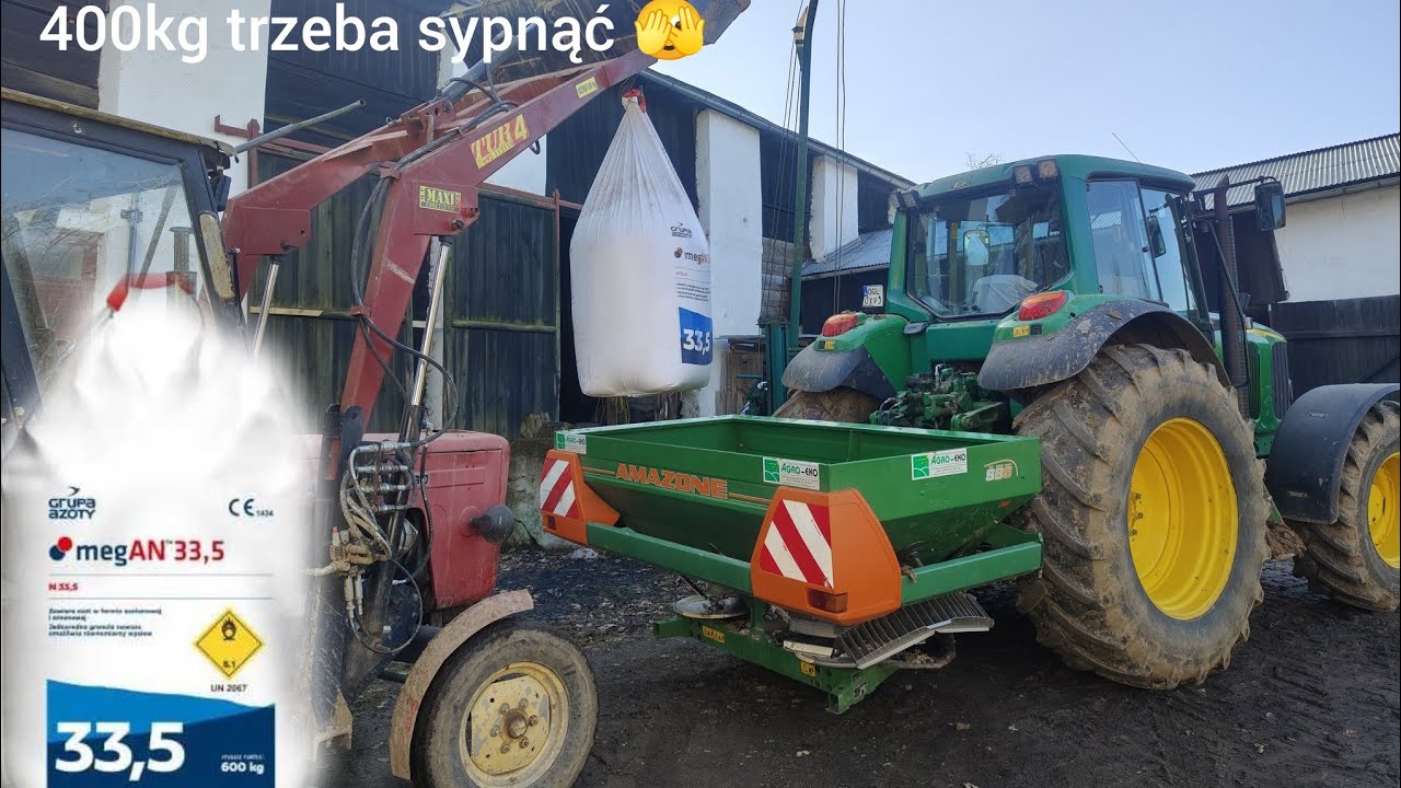 Pierwsza granula na rzepak 🌱. Nawozy 2️⃣0️⃣2️⃣6️⃣ START 🔥💰