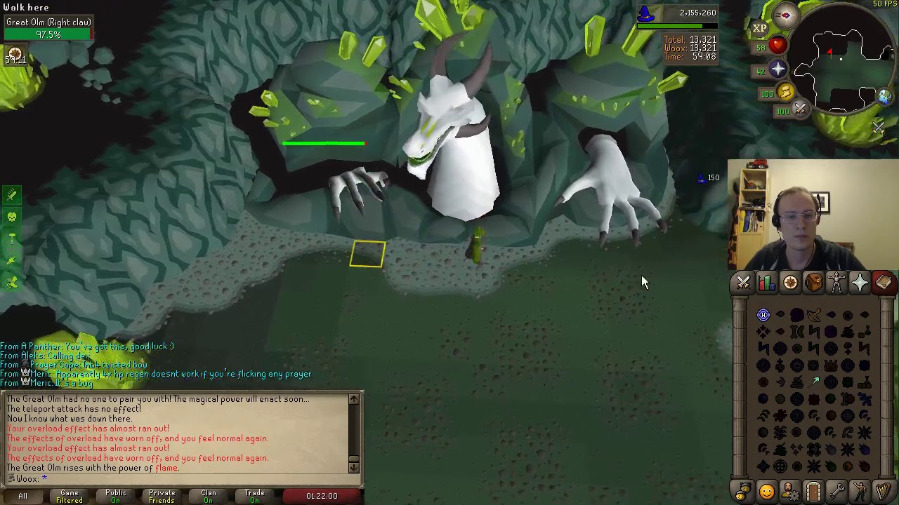 Mage Hand 5 Tick Iban Staff - Great Olm