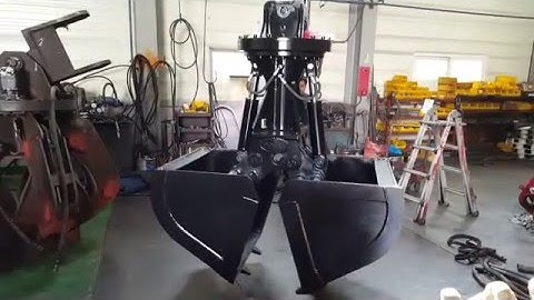 DOWIN ClamShell bucket final Test 2016