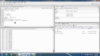combine two vectors and output to csv file in R