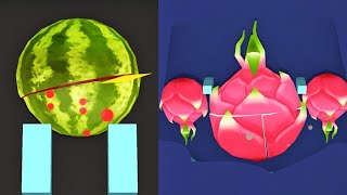 Juicy Fruit Slice! Very satisfying and relaxing ASMR slicing game screenshot 5