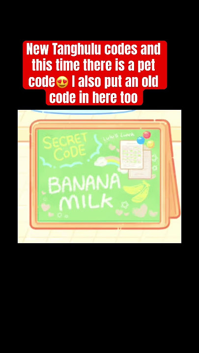 Tanghulu master codes😍😍😍🍰