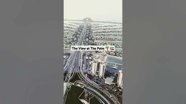 The View at The Palm jumeirah🌴 😍 #shorts #theviewatthepalm#dubai #shortsfeed #ytshort