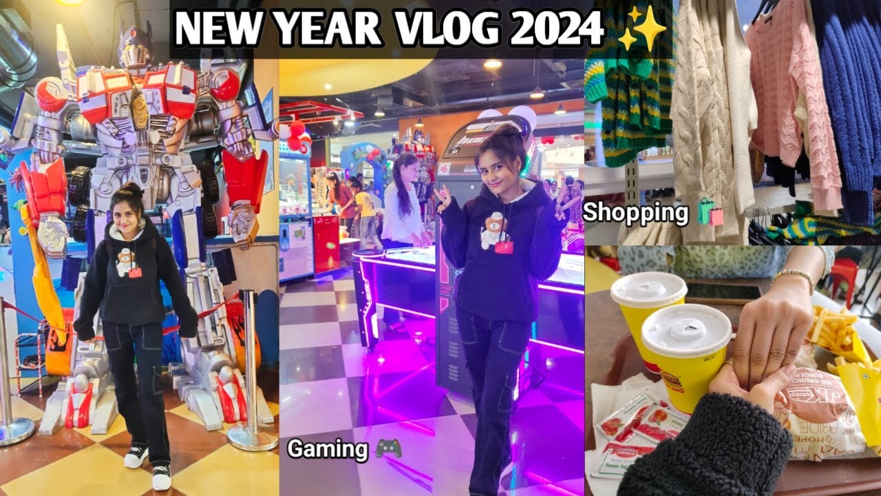 New Year Celebration Vlog 2024 With My Friend ☺️ #vlog - YouTube