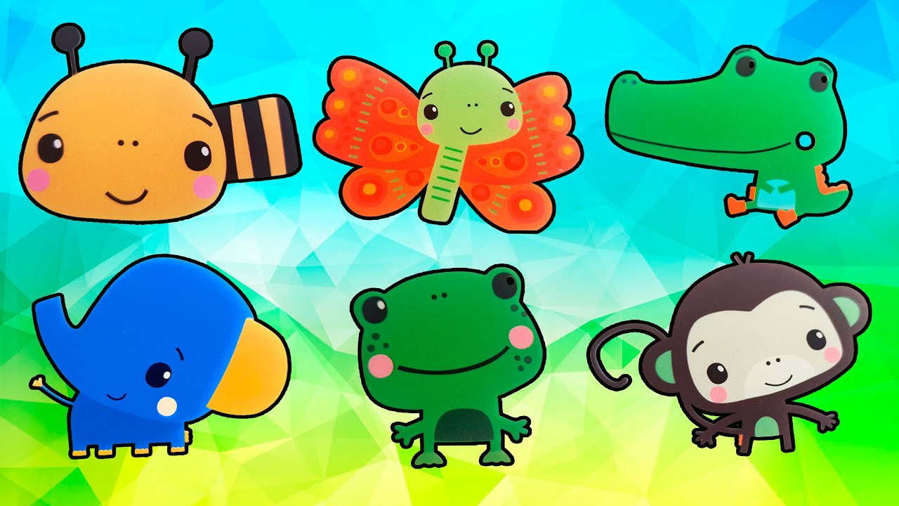 Animal shadow puzzle game. How to find animals