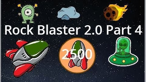 Scratch Tutorial | Rock Blaster 2.0 | Part 4 | scratch how to make a space shooting game with shop