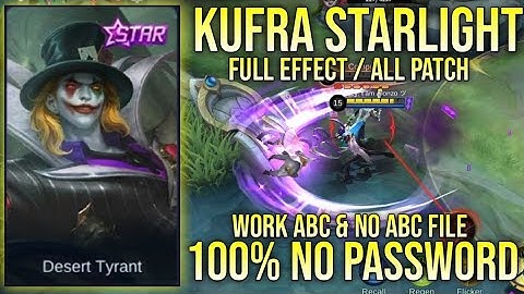 SCRIPT SKIN KUFRA STARLIGT DREADFUL CLOWN NO PASSWORD WORK ABC AND NOT ABC FILE PAQUITO PATCH