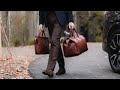 Leather Bags For A Weekend Getaway | Hidden Pond, Maine | Frank Clegg