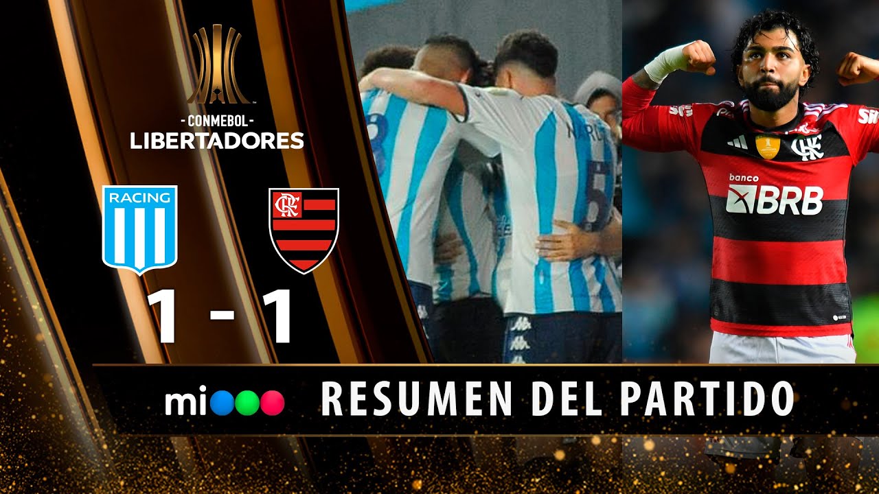 GOLAZOS, EXPULSADOS Y POLÉMICA EN UN PARTIDAZO - RACING 1 FLAMENGO 1 ...