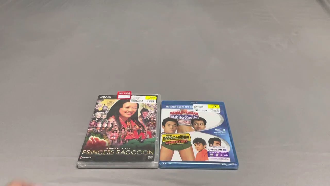 FYE Pickups (Princess Raccoon DVD / Harold & Kumar 2-Pack Blu-ray)