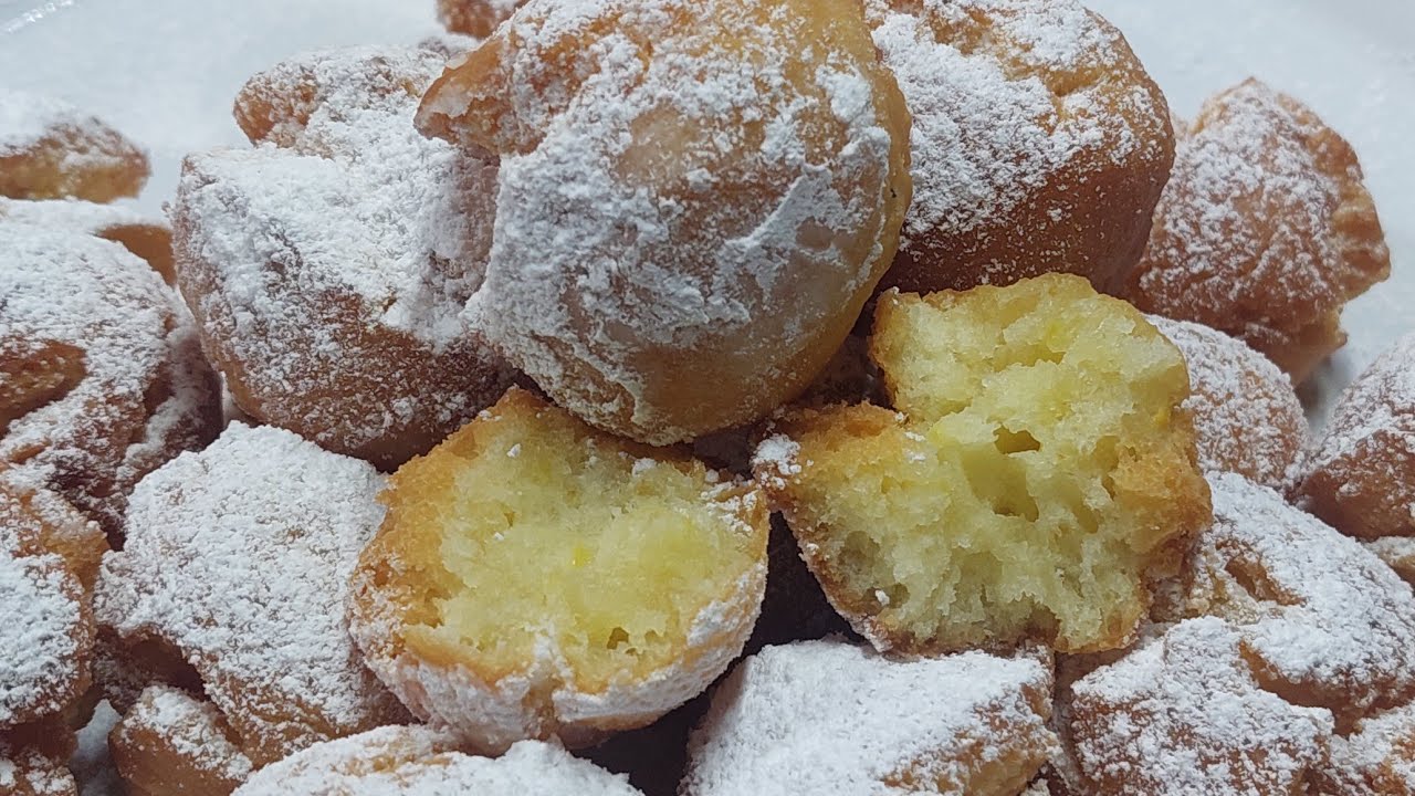 Castagnole al limone 🍋 e yogurt