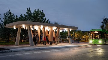 Station of Being is an interactive Arctic bus stop