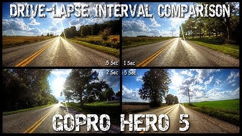 GoPro Hero 5 Drive-Lapse Interval Comparison | 4K