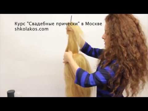 Свадебная прическа на длинные волосы.Греческая коса. Wedding hairstyle for long hair Свадебная прическа на длинные волосы.Греческая коса. Wedding hairstyle for long hair
