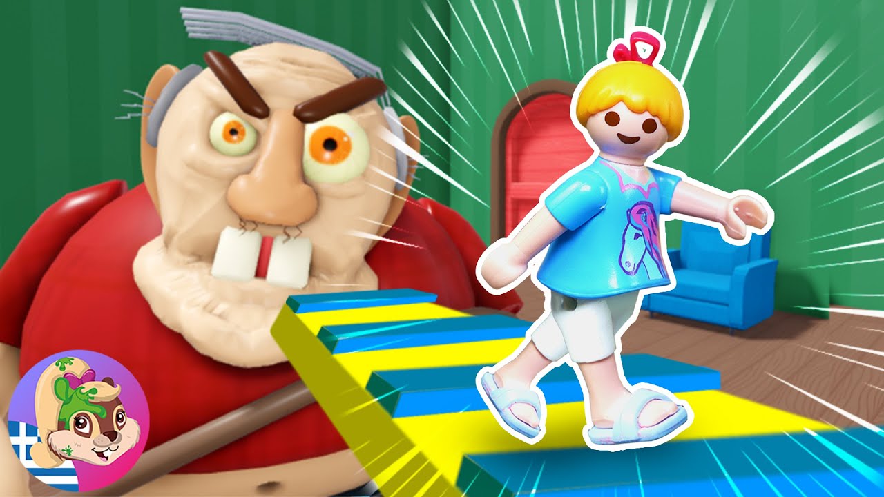 😠 Θα ξεφύγει η Hannah; 😱 Obby (Roblox) | Playmobil Family Bird