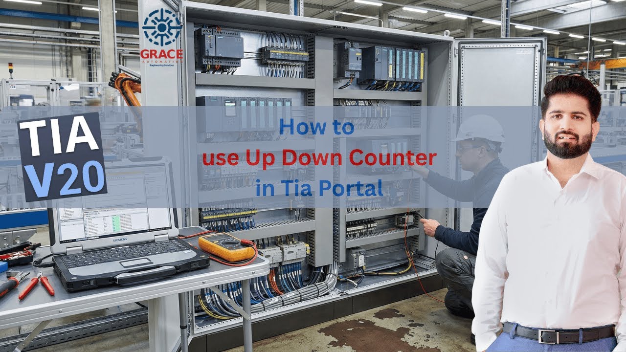 How to use Up Down Counter in TIA Portal - YouTube
