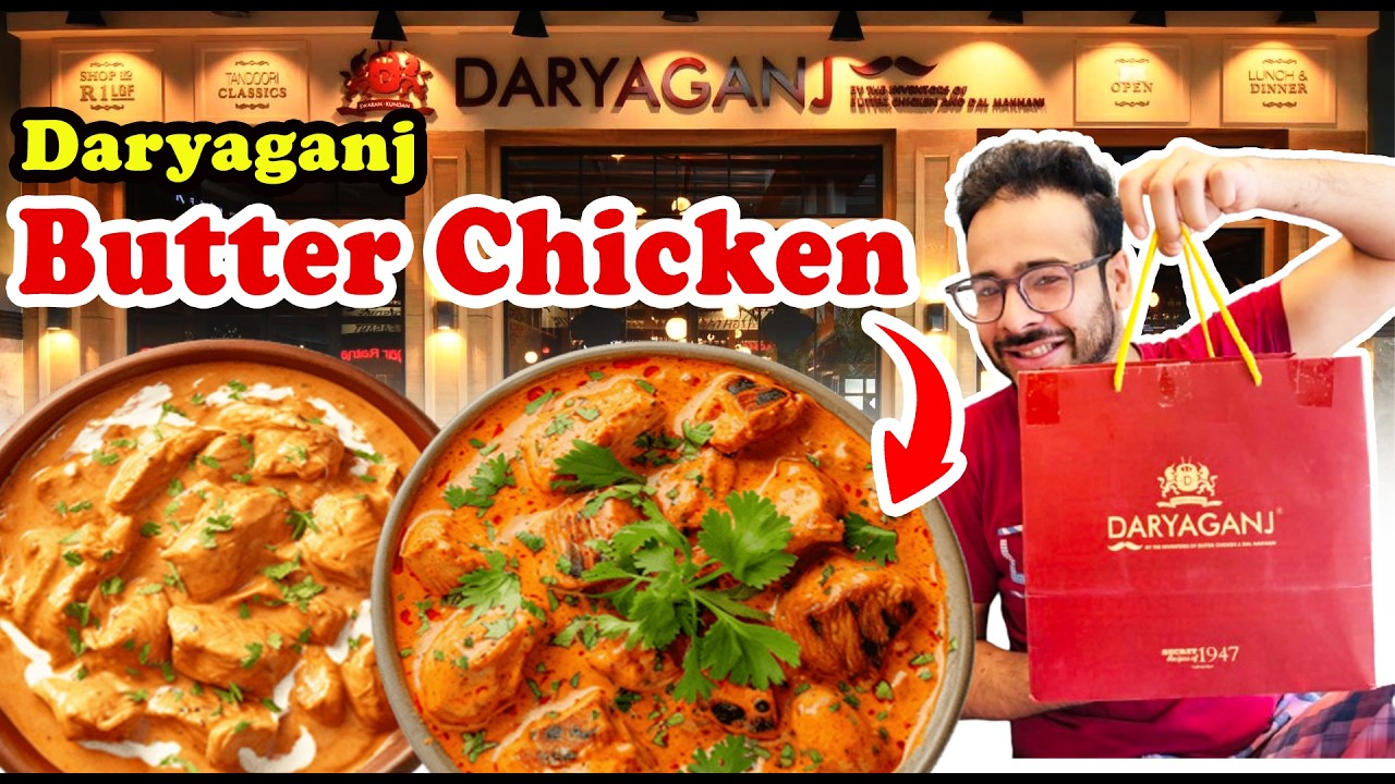 Delhi’s Famous Butter Chicken 🤤 | Daryaganj Restaurant Honest Review