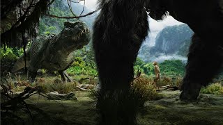 فيلم  المغامرات الرهيب -king kong 2005| القرد العملاق vs الديناصورات screenshot 1