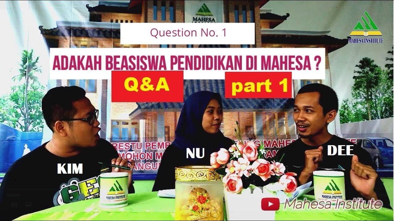 Beasiswa Kampung Inggris Pare - Mahesa Institute | Q&A part 1