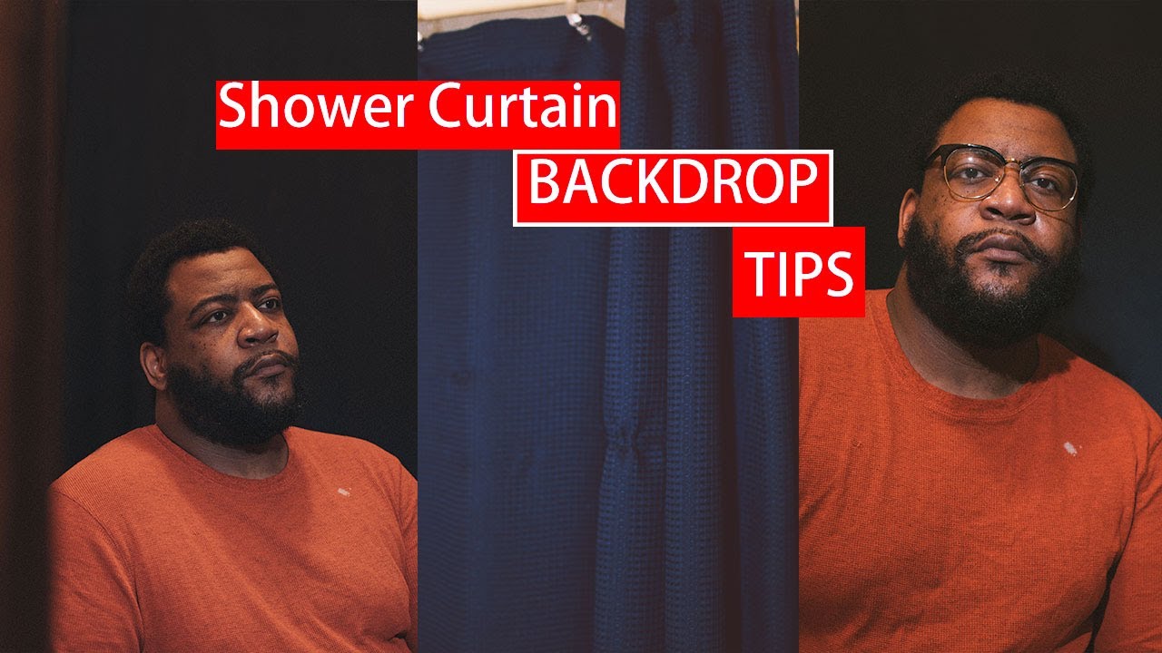 How To Use Your Shower Curtain as a Backdrop!