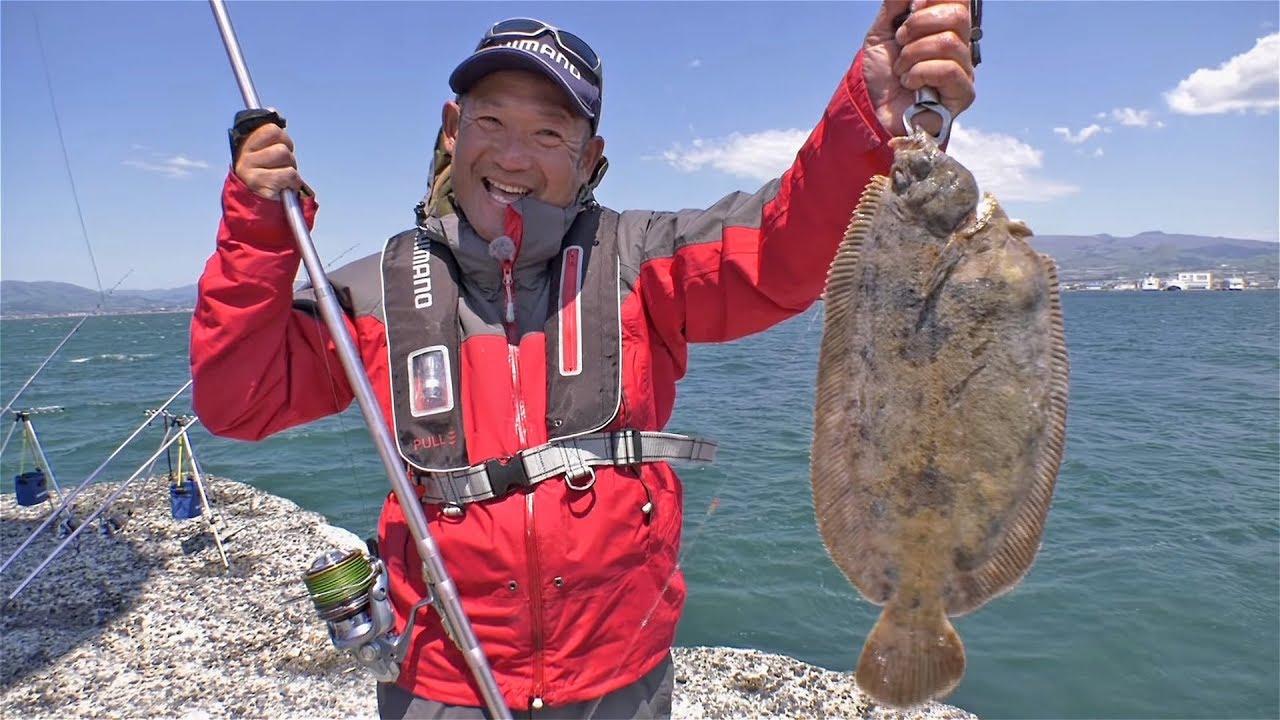 釣り百景 241 狙え 夢の座布団カレイ 北海道 函館 Shimano Tv