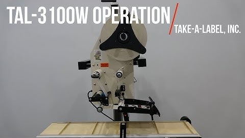 Wipe-On Label Applicator: TAL-3100W