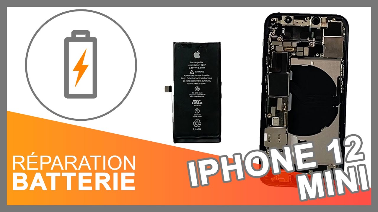 iPHONE 12 MINI - BATTERIE INTERNE PREMIUM DE REMPLACEMENT 2227MAH