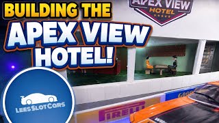 Scratch Building the Apex View Hotel – First Floor Build! #slotcars #scalextric 