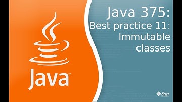 Урок Java 375: Best practice 11: Как создавать immutable классы