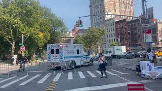 Dimes Square Open Streets Blocks Ambulance Responding to Emergency