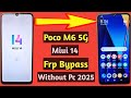 Poco m6 frp bypass | Poco m6 5g frp bypass without pc | Poco m6 frp unlock