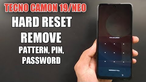 Tecno Camon 19/ Neo Hard Reset  | Remove Pattern, Pin, Password |