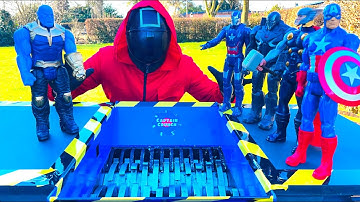 SHREDDER SQUID GAME : THE HULK vs SUPERHEROES