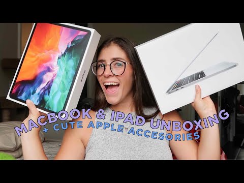 APPLE MACBOOK PRO 13    IPAD PRO 12 9  UNBOXING 2020