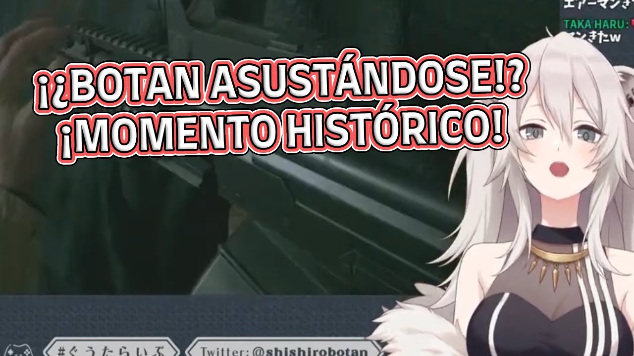 Botan y de las pocas veces que se asusta [Hololive] [Sub. Español]