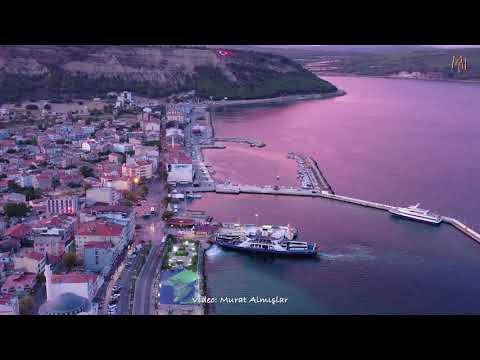 Çanakkale Eceabat  Hava Çekimi 4K