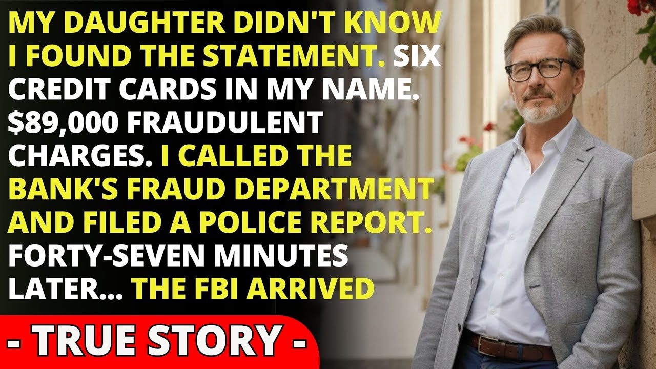 My Daughter Didn't Know I Found The Credit Card Statement In My Mailbox. Six Cards In My Name. I...