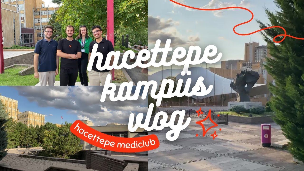 Hacettepe Üniversitesi Sıhhiye Kampüs Turu Vlog #hacettepemediclub #hacettepeuniversitesi