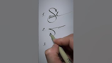 Học ký tên với các mẫu chữ S #chukydep #chukyphongthuy #chuky #kyten #kytendep #signature #reels